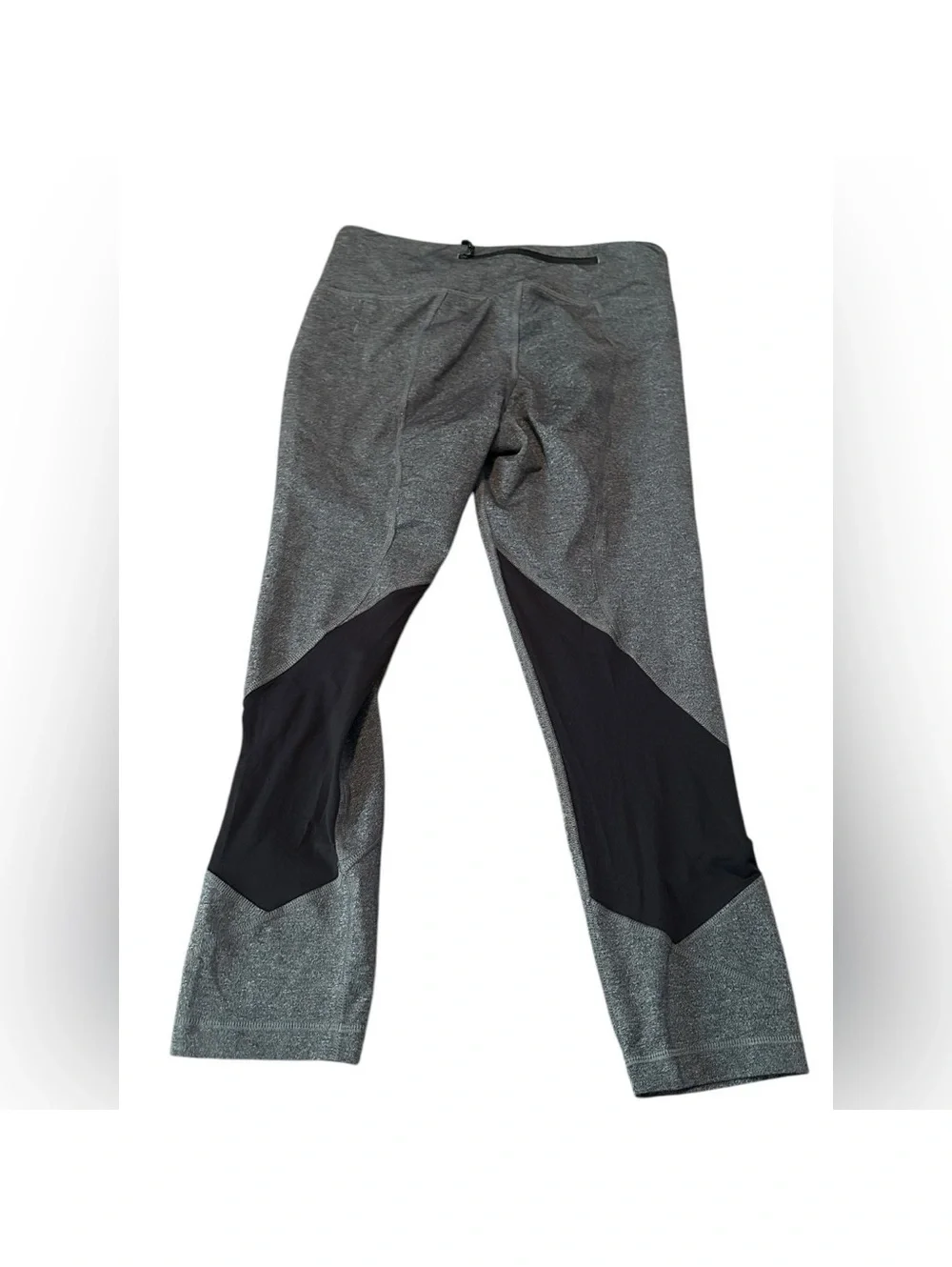 Lululemon Leggings Pace Rival Crop 23” Heathered Gray Running Pant Size 6